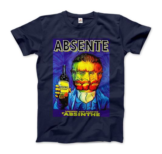 Absente, Vintage Absinthe Liquor Advertisement with Van Gogh T-Shirt