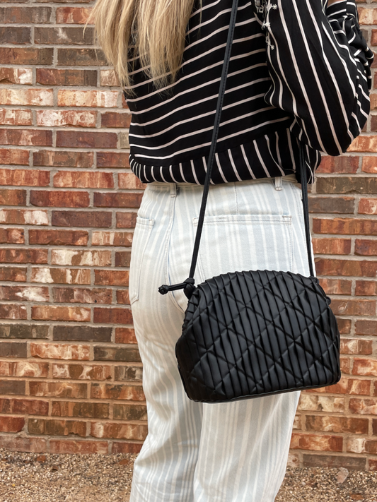 Do Your Part Recycled Vegan Leather Crossbody Bag