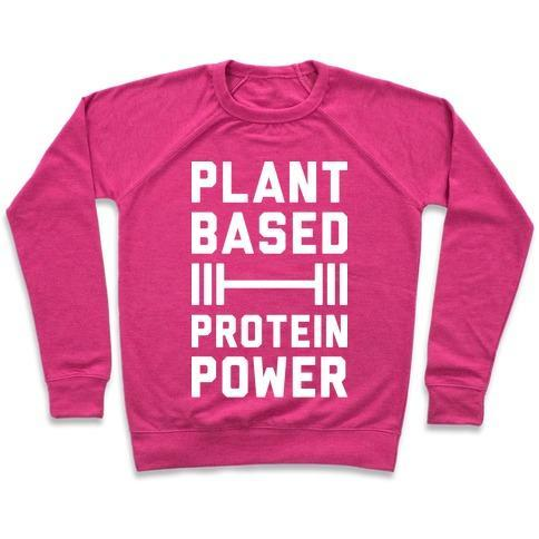 PLANT BASED PROTEIN POWER CREWNECK SWEATSHIRT