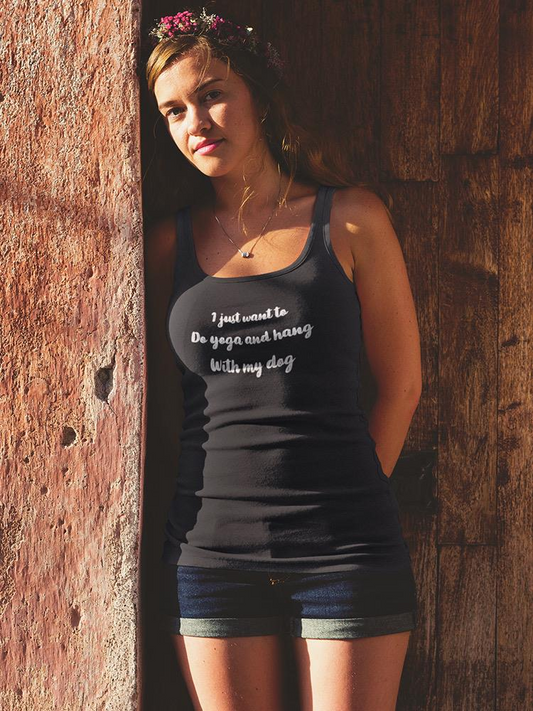 Do Yoga And Hang With My Dog Tank Women's -GoatDeals Designs