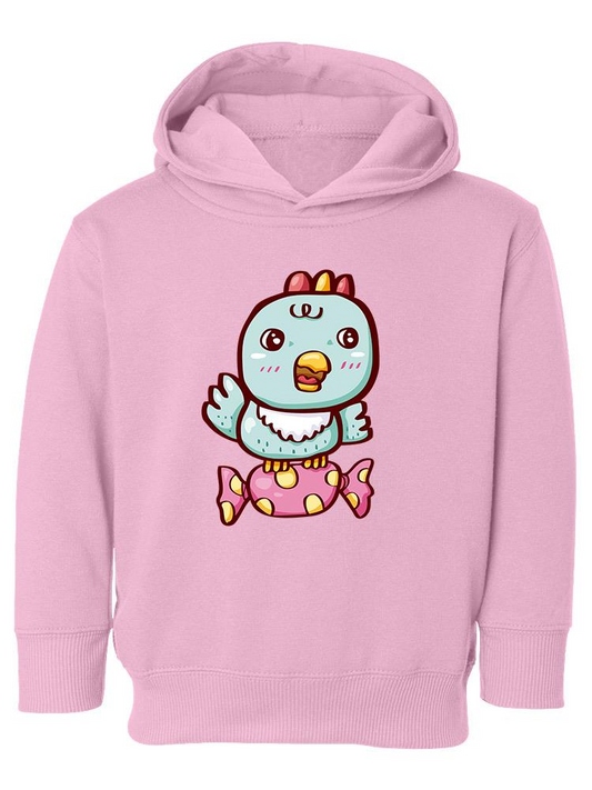 Cute Bird On A Candy Hoodie -Image by Shutterstock