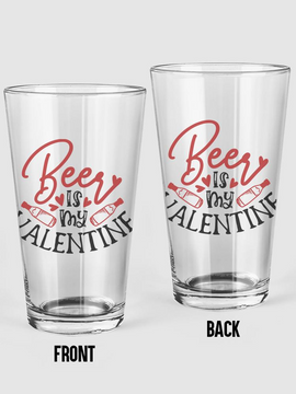 Beer, My Valentine Pint Glass -Image by Shutterstock