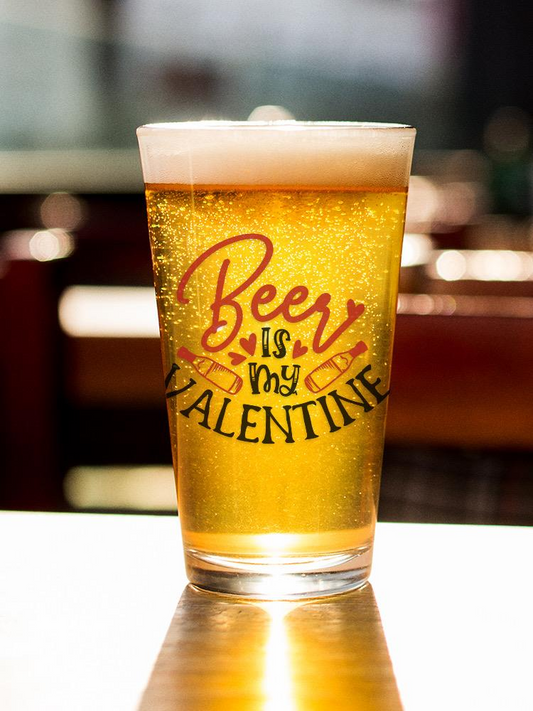 Beer, My Valentine Pint Glass -Image by Shutterstock