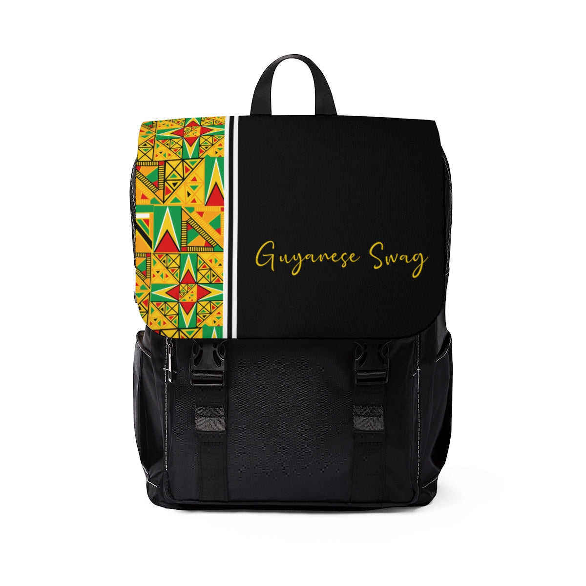 Guyanese Swag Guyana Flag Casual Shoulder Backpack