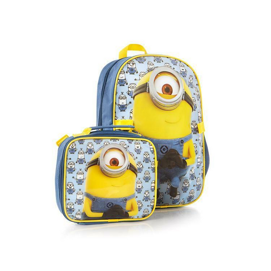 Heys The Minions Deluxe Backpack and Lunch Bag Set