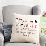 Valentine Pillow Cover, Heart Pillow, Funny Valentines Gift, Funny Pillow Cover, Sarcastic Valentine, Funny Pillow, Valentine Pillowcase