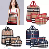 Posh And Cool Convertible 3 in 1 Backpack in Plaid