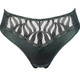 Semi Sheer Bikini Panty Emerald