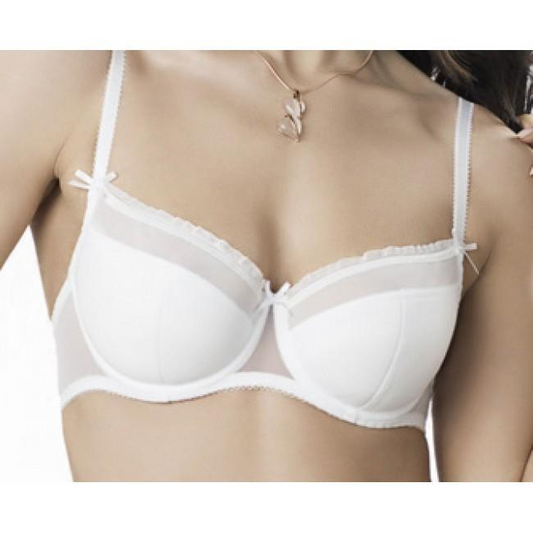 Semi Sheer Balconette Bra Sermija Honey